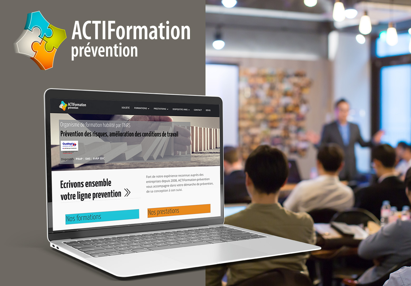 réalisation site web à Reims | Cyber Création