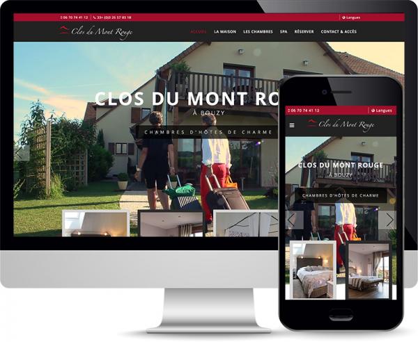 Clos du Mont Rouge Web Responsive à Reims by Cyber Création