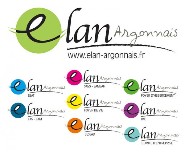Elan Argonnais Création de logo, identité visuelle à Reims by Cyber Création