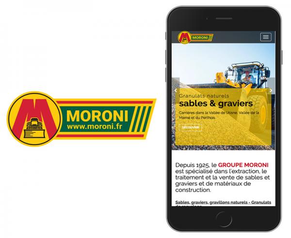 Moroni Site internet responsive à Reims by Cyber Création