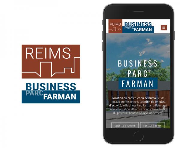 Business Parc Farman Création site web Responsive Design à Reims by Cyber Création