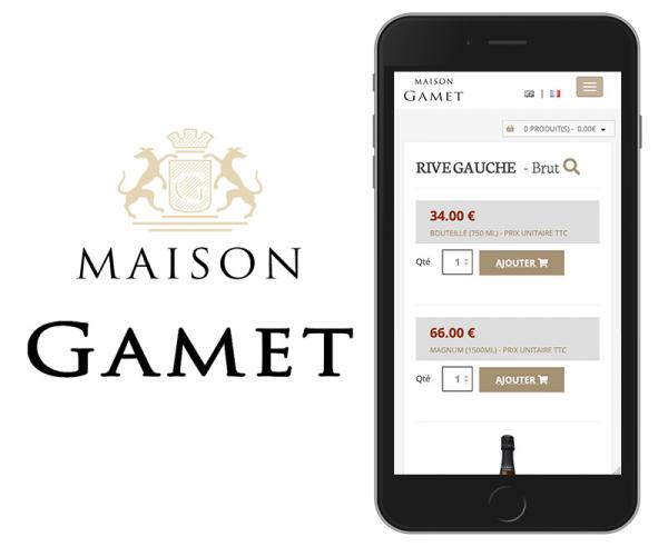 Maison Gamet Eboutique à Reims by Cyber Création