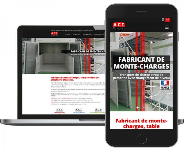 ACI élévation Réalisation site internet à Reims by Cyber Création