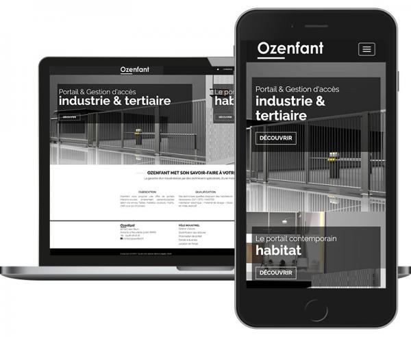 Ozenfant Réalisation site internet à Reims by Cyber Création